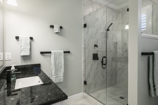 Granite Shower Installation in Milford