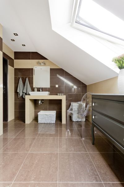 Attic Bathroom Installation in Milford