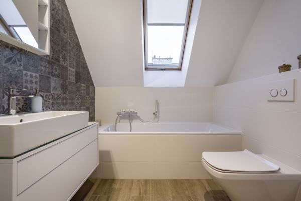 Attic Bathroom Construction in Milford