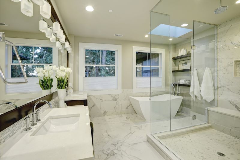 Contemporary Shower Area